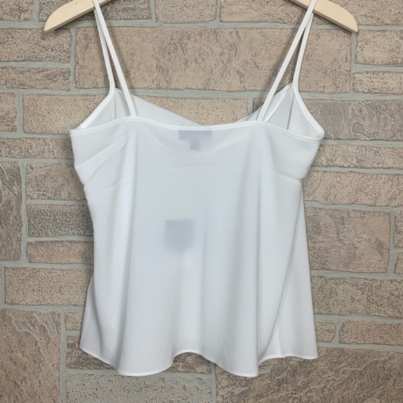 NWT Top Shop 12 White Cowl Neck Cami Tank Top - Picture 3 of 8